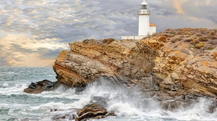 lighthouse on the coast