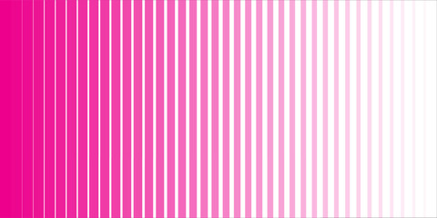 Obraz premium abstract seamless minimalistic thin to thick pink vertical line pattern.