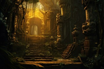 Jungle vegetation outdoors nature.