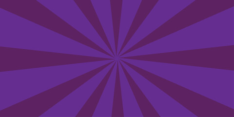 An abstract purple and pink vector illustration with a sunburst pattern of rays and vintage light beams