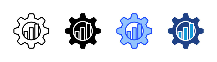 Growing Icon Set Multiple Style Collection