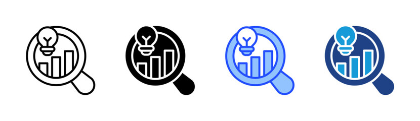 Insight Icon Set Multiple Style Collection