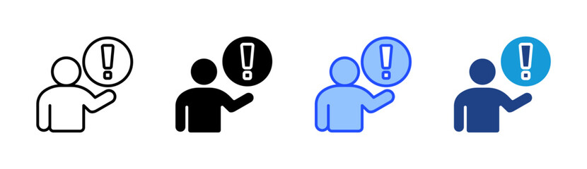 Important Icon Set Multiple Style Collection