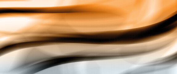 abstract orange and grey background with motion blur and halftone texture