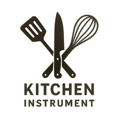 Logo Barbecue restaurant  minimalist logo concept. of Barbecue, Grill and Bar with fire, grill fork and spatula. BBQ logo template