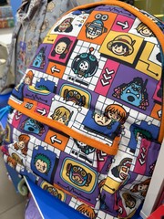 Japanese sushi and sashimi food area in a buffet restaurant