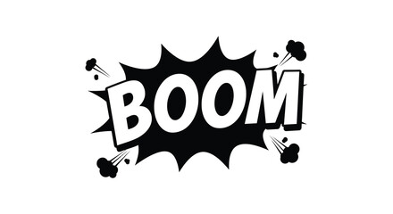 comic book explosion boom text illustration graphic design © Kuntol02