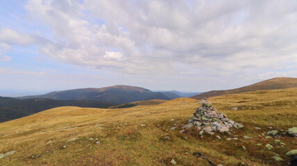 mountain landscape in autumn