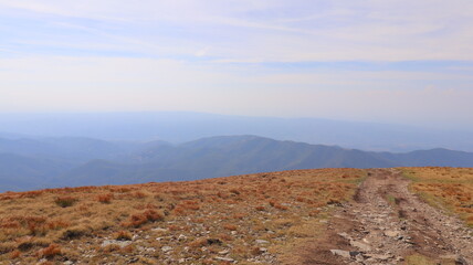 Autumn landscape in the mountains
