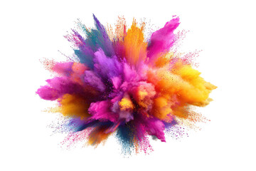 Vibrant explosion of colorful powder (1)