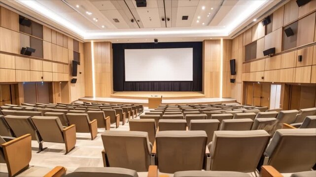 Auditorium empty seats