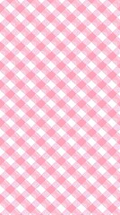 背景素材 ギンガムチェック ピンク Background Gingham Check Pink （Generative AI）