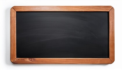 blank blackboard isolated on white background ai generated