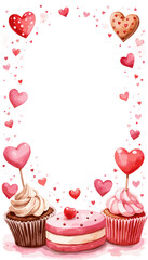 Cute Happy Valentine's day Special, Valentine day poster, cute cliparts, romantic cliparts ,valentine, card, holiday, romantic, celebration, happy, pattern,