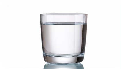 glass of water isolated no background