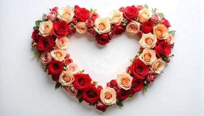 Obraz premium Heart-shaped floral arrangement (1)