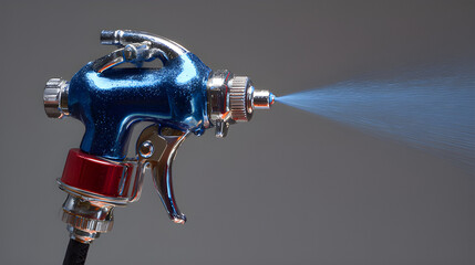 Spray gun used for applying paint, other coatings.