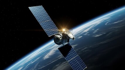 solar system satelite in the sky - Powered by Adobe