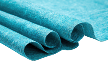 Teal fabric folds
