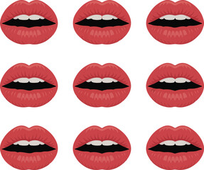 Obraz premium Abstract silhouette shape isolated on white background