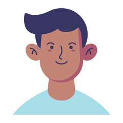 Avatar Male User Vector Illustration