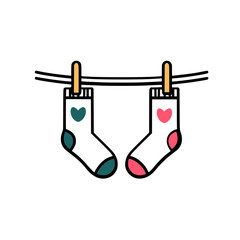 Mismatched Socks Icon &ndash; Symbol of Uniqueness and Self-Acceptance