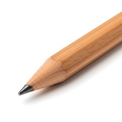 Wood pencil with clipping paths abstract white background.