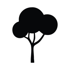 A vibrant green tree icon vector illustration with leafy branches isolated on a white background for a natural art design

Do you need more descriptive sentences for other types of images, or are you 