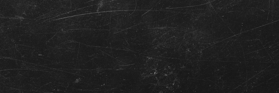 Black grunge abstract background with Copy space - Aged photo editor layer with dust dirt and scratches design