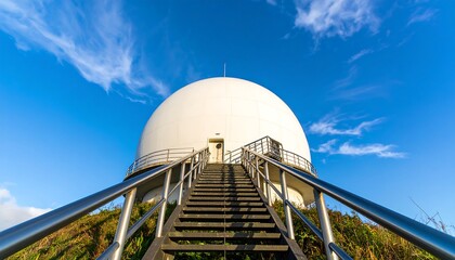 Radar Dome Steps to Sky