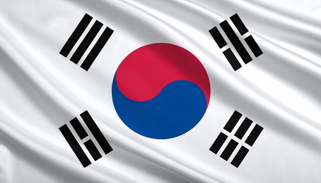 Waving Flag of South Korea 🇰🇷

