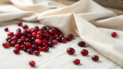 red beans on wooden background