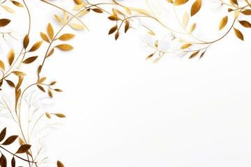 Vines border frame backgrounds pattern gold.