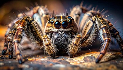 Close-up of a jumping spider (1)