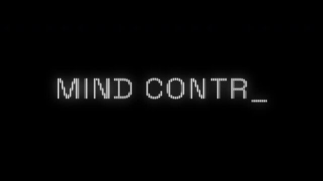 4k stock | Mind control subtly implied by white illumination on black, suitable for concepts of psychology, influence, manipulation, and mental power.