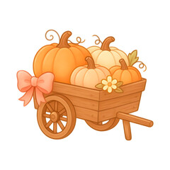 A Wheelbarrow Full of Pumpkins