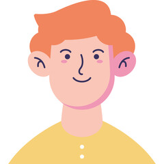 Avatar Male User Vector Illustration