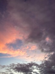 sunset over the sea