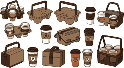 Coffee cup carriers and holders provide convenient and stylish solutions for transporting multiple beverages, ensuring easy portability and enjoyment on the go