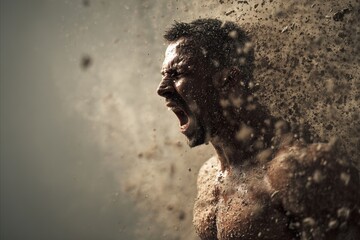 Shattered Resolve: Man's Raw Outburst