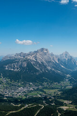 Tofana di Mezzo - Dolomites - (3244 m) View from the summit of Cortina d'Ampezzo