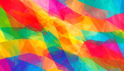 Vibrant abstract pattern of overlapping shapes