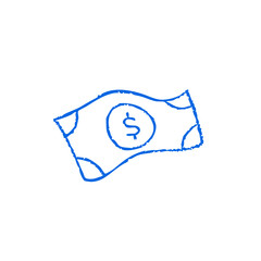 Light blue doodle cup with lid and straw, outlined