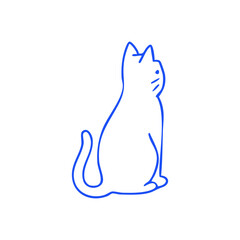 Stylized hot dog outline