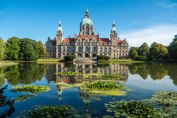 New Town Hall (Neues Rathaus) in Hanover, Germany. The building was built between 1901-1913. View...
