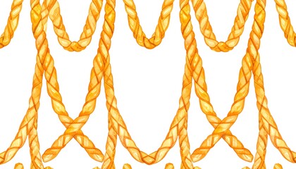 Ornate braided ropes pattern