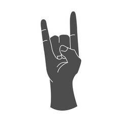 Minimalist Hand Illustration – Modern Line Drawing of Fingers
