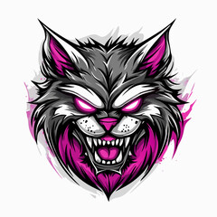Wildcat Mascot Logo
