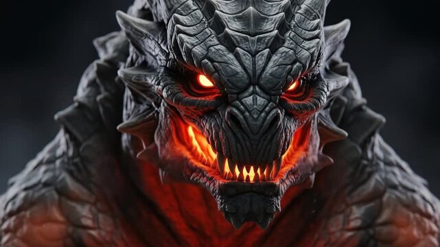 Unleashing Inferno Breath: A Ferocious Dragon's Fiery Assault Animation Sequence