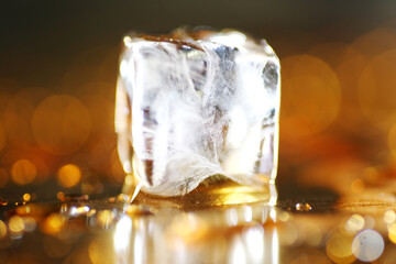 Ice cube to beat the heat during summer